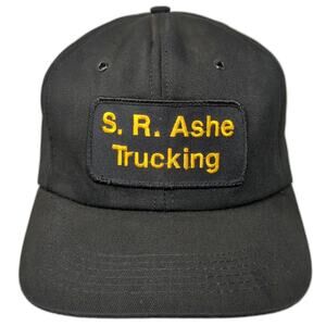 CYRK Snapback Hat Black One Size S. R. Ashe Trucking Made in USA Workwear